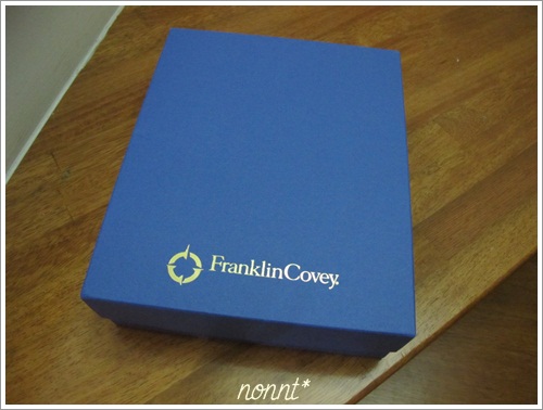 Franklin Covey lime green leather planner review